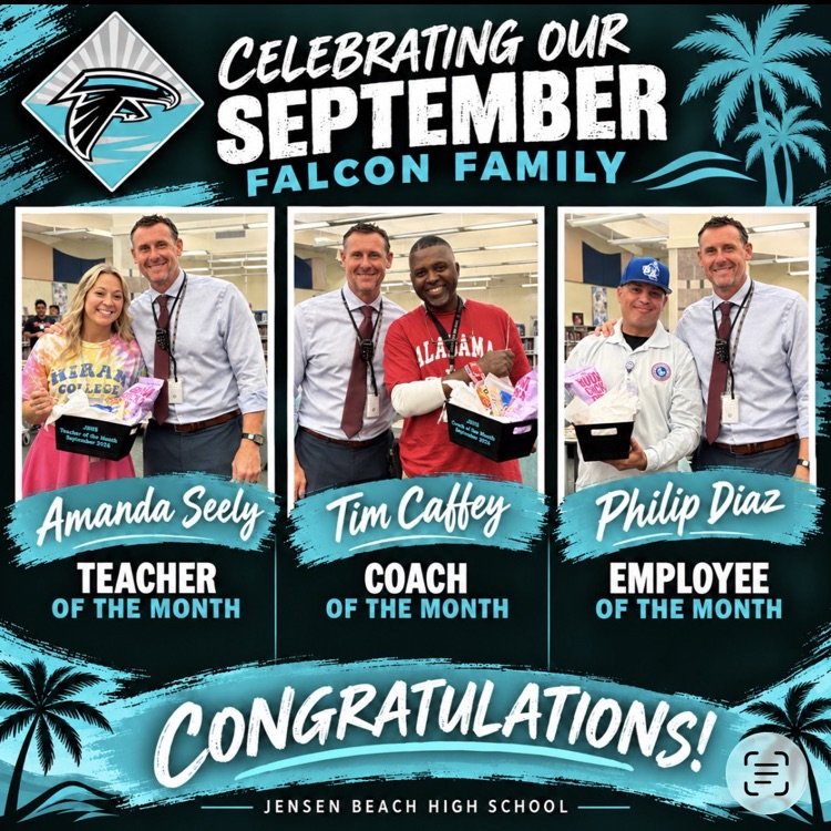 JBHS Employees of the Month September 2026