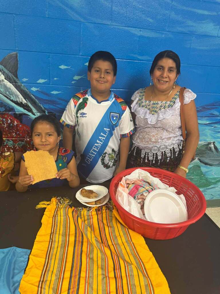Students celebrating Hispanic Heritage Month