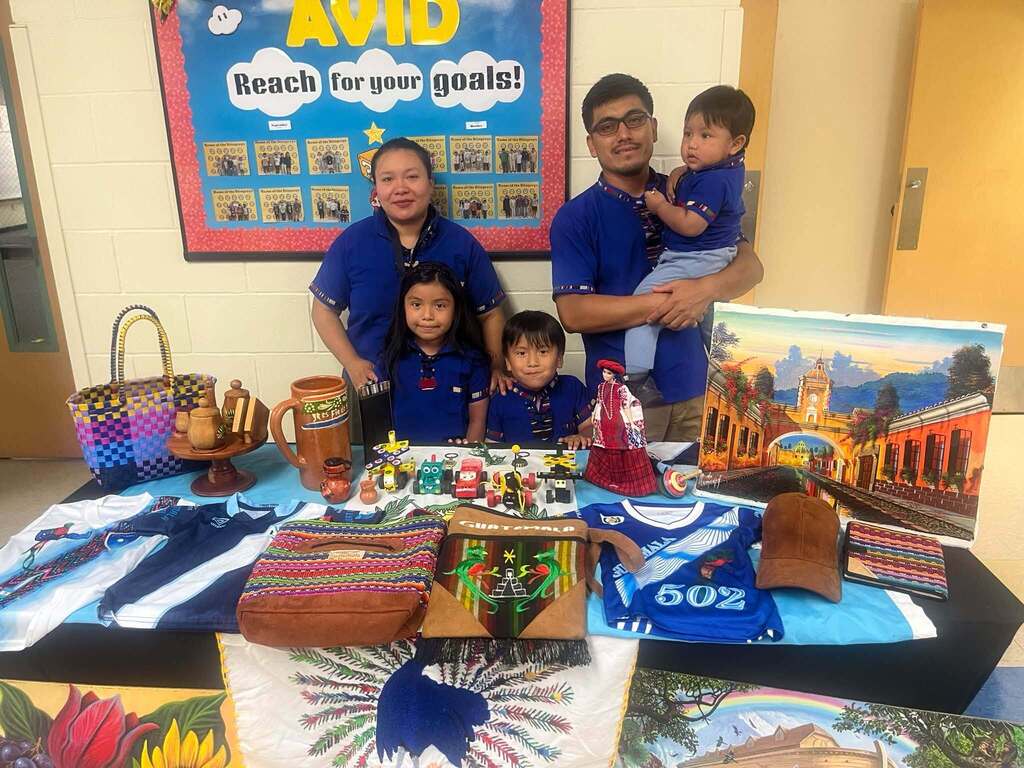 Students celebrating Hispanic Heritage Month