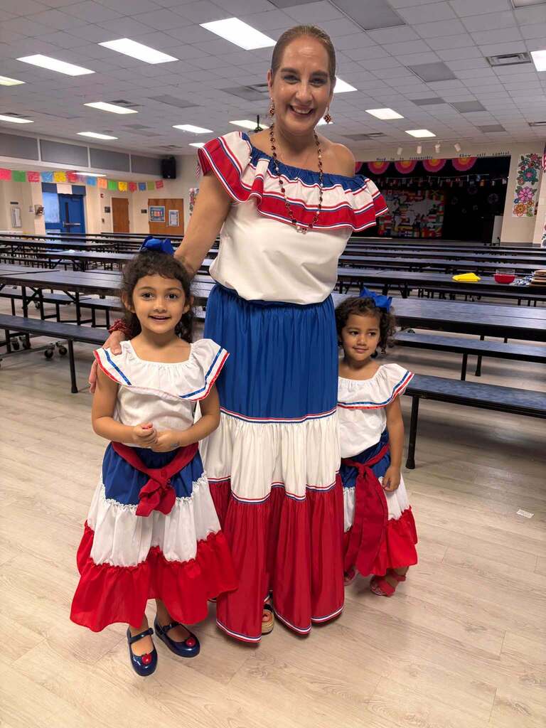Students celebrating Hispanic Heritage Month