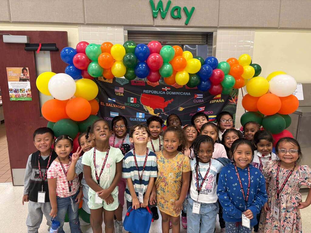 Students celebrating Hispanic Heritage Month