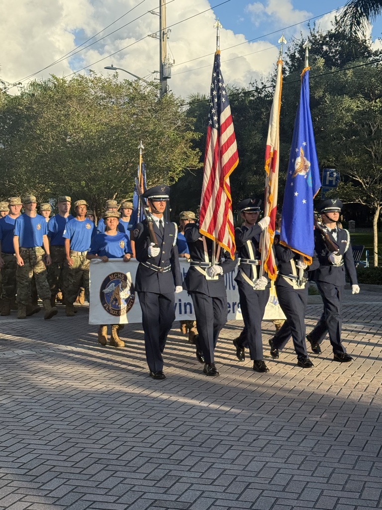 MCHS JROTC in 2026 Homecoming Parade