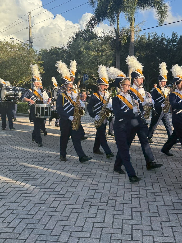 MCHS marching band in 2026 Homecoming parade