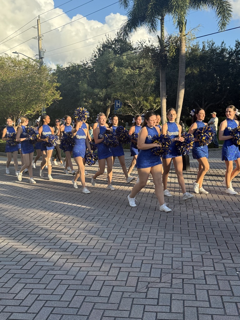 MCHS cheerleaders in 2026 Homecoming parade