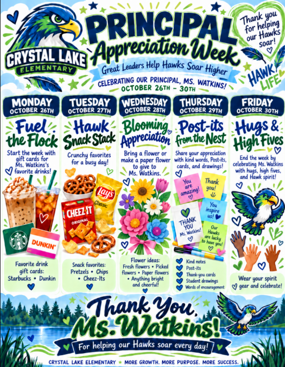 Principal Appreciation Week 10/26-10/30