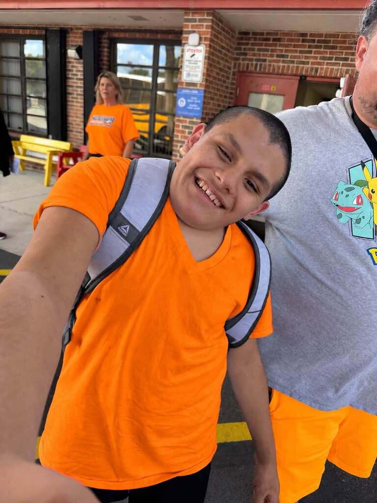 Students and Staff across MCSD wearing orange for Unity Day