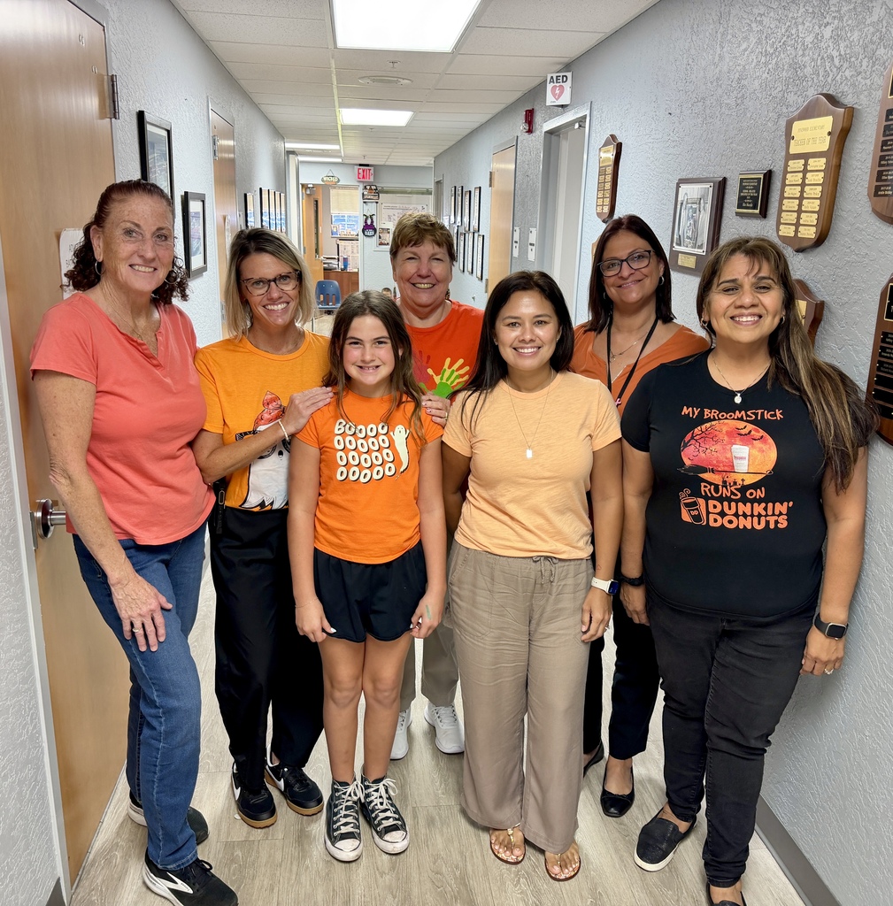 Students and Staff across MCSD wearing orange for Unity Day