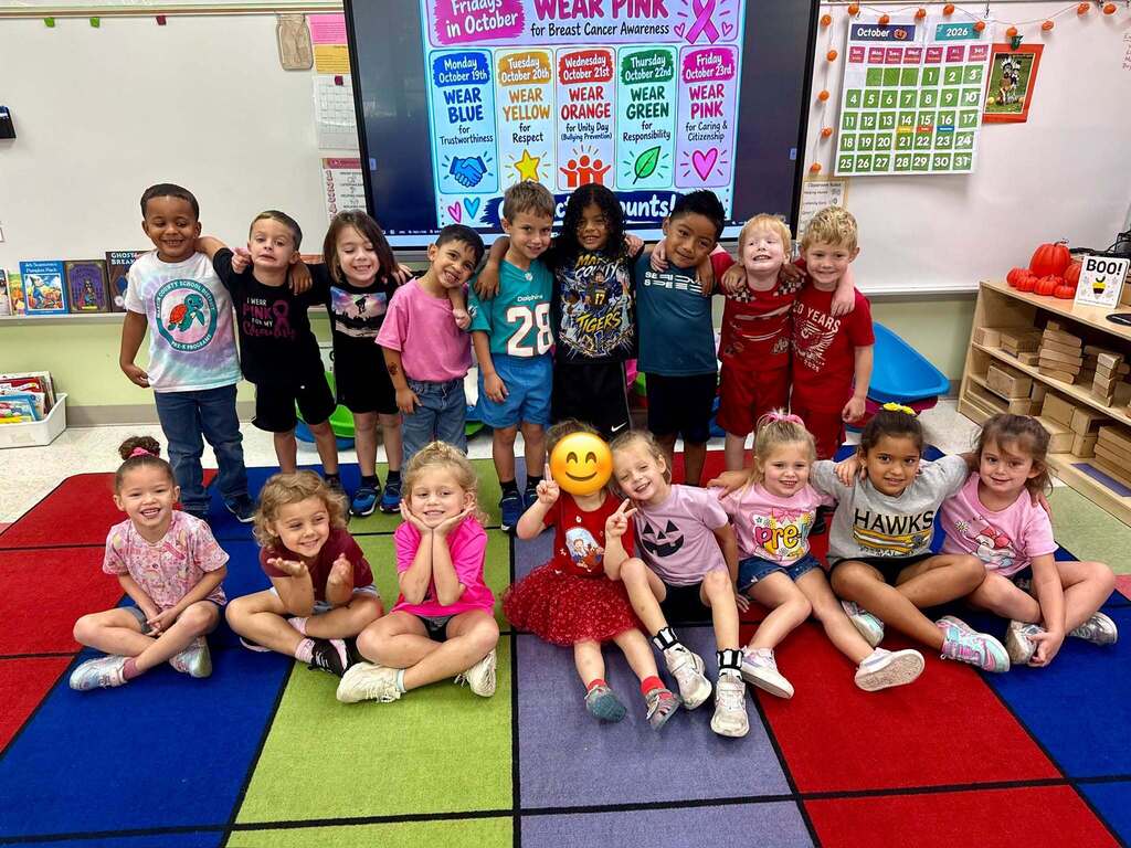 MCSD students wear pink in recognition of Breast Cancer Awareness Month