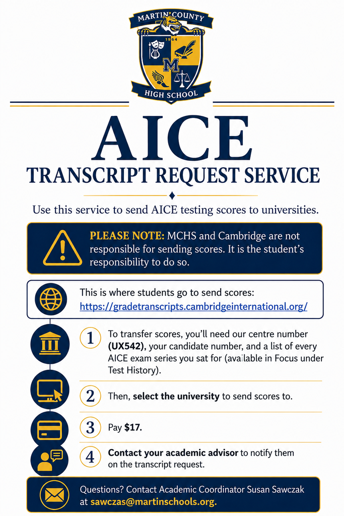 AICE Transcript Request Service