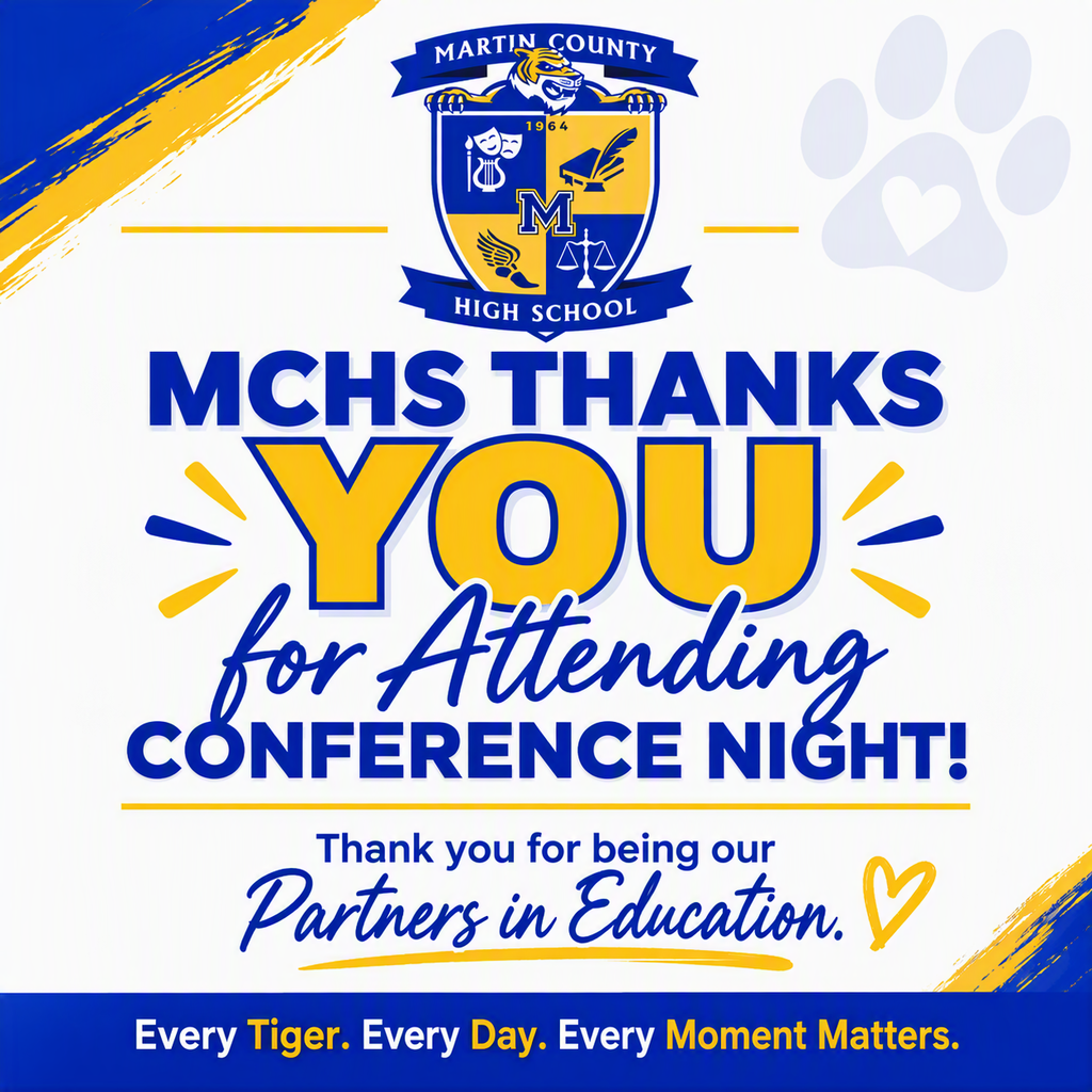 Thank You for Attending Conference Night at MCHS