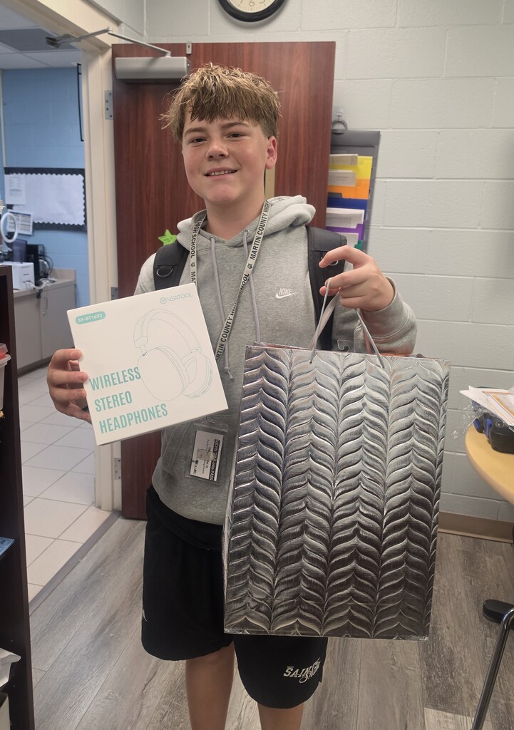 MCHS PBIS October Basket Winner