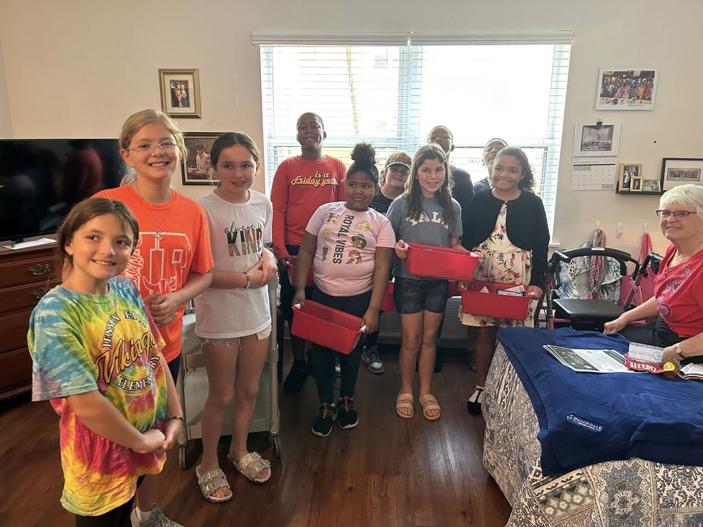 JBE Eco-Action team visits assisted living facilities