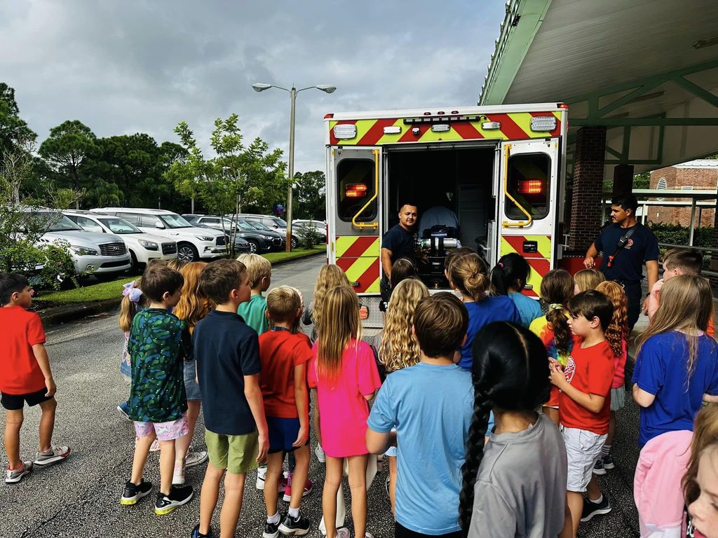 MCSD elementary students learn about community heroes: firefighters and paramedics