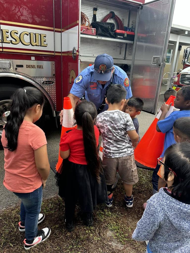 MCSD elementary students learn about community heroes: firefighters and paramedics