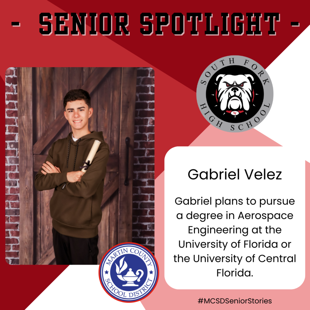 Spotlight on SFHS Senior Gabriel Velez