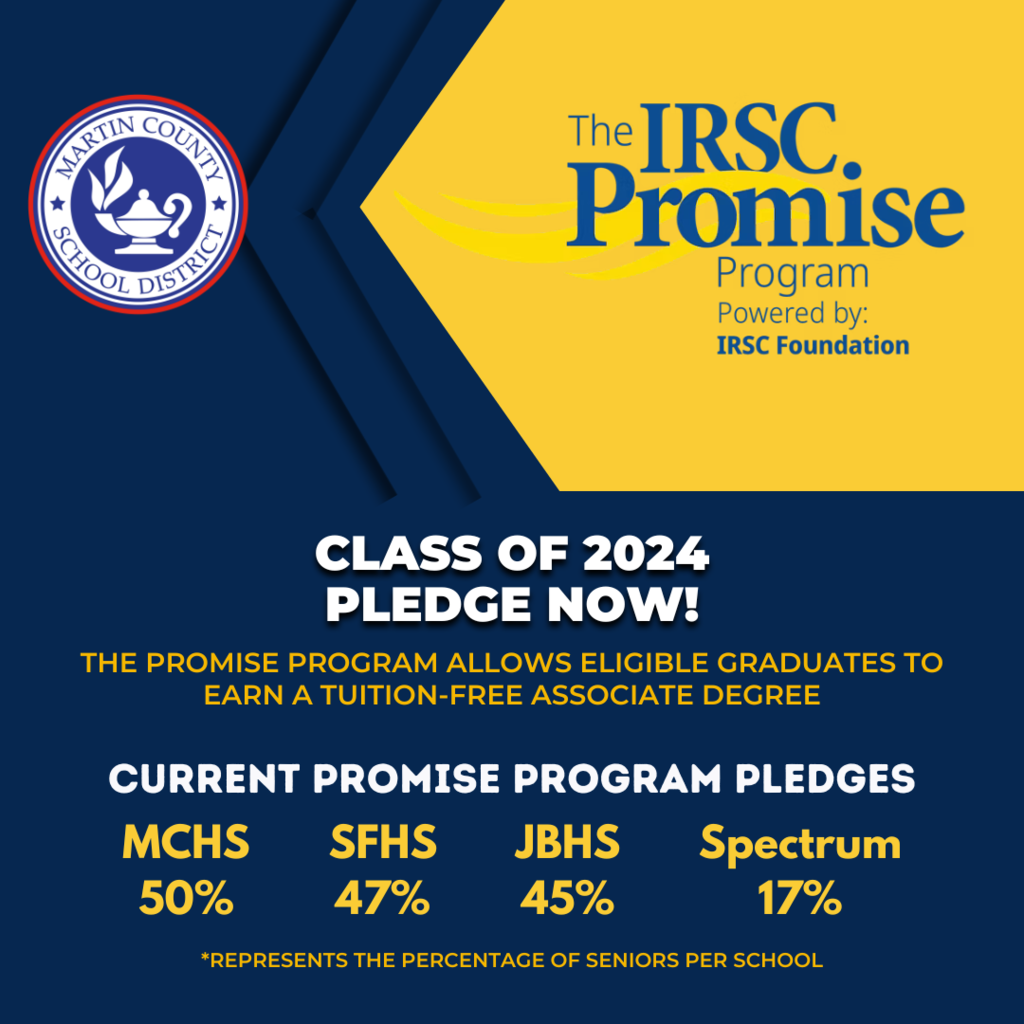 IRSC Promise Program provides free two-year tuition to qualifying MCSD seniors
