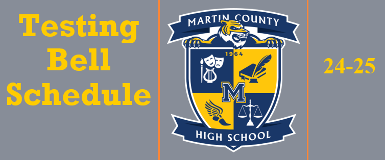 MCHS Testing Bell Schedule