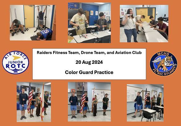 Color Guard Practice