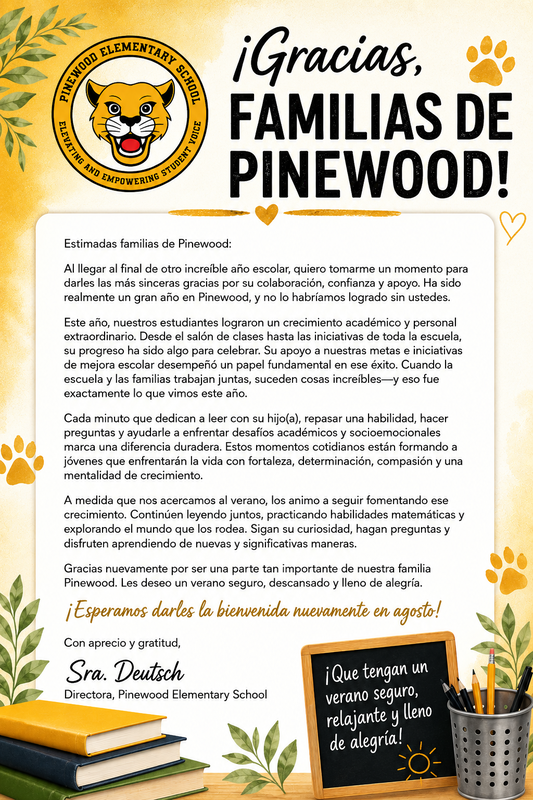 End of year message SP