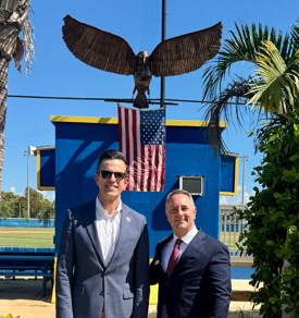 FLDOE Commissioner Dr. Henry Mack and MCSD Superintendent Michael Maine