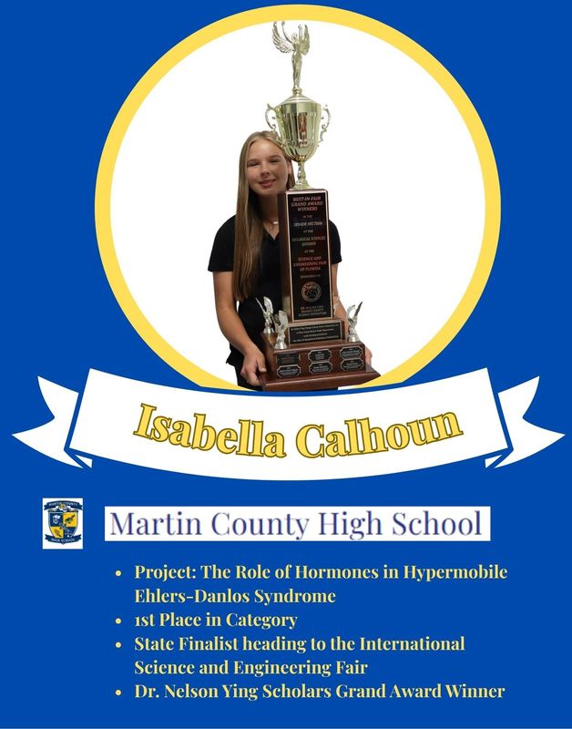 Isabella Calhoun - Best-in-Fair Grand Award Winner at SSEF