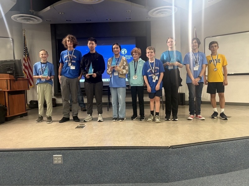 Winners from Mathcounts regional