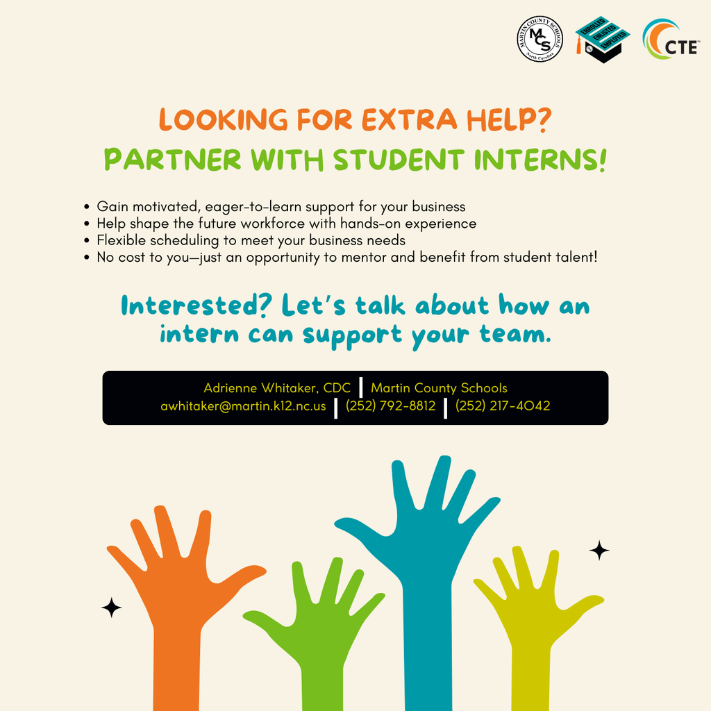 intern business flyer