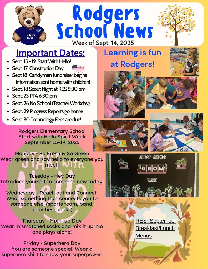 Week 4 Parent Newsletter