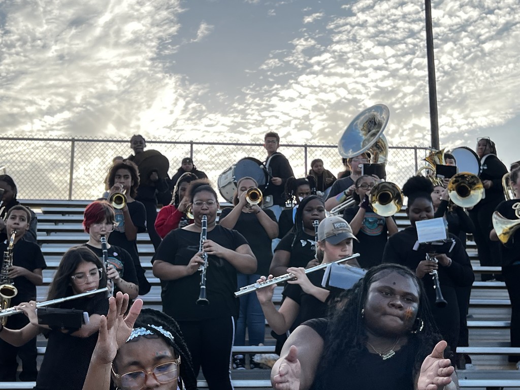 Our pep band brining a bit of pep to our Gator fans and players!