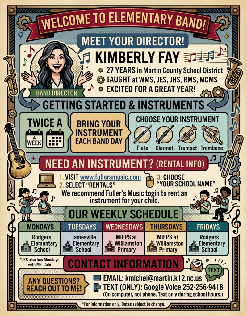 Williamston Primary Band for Grades 3rd-5th