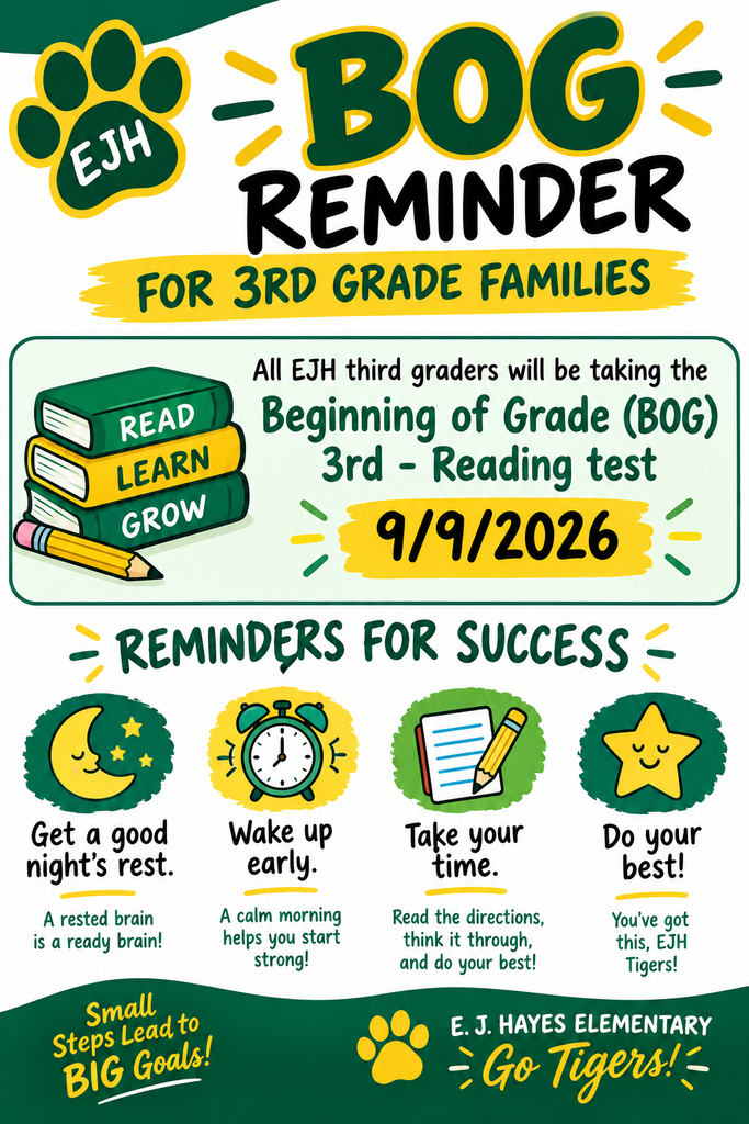 BOG reminders flyer