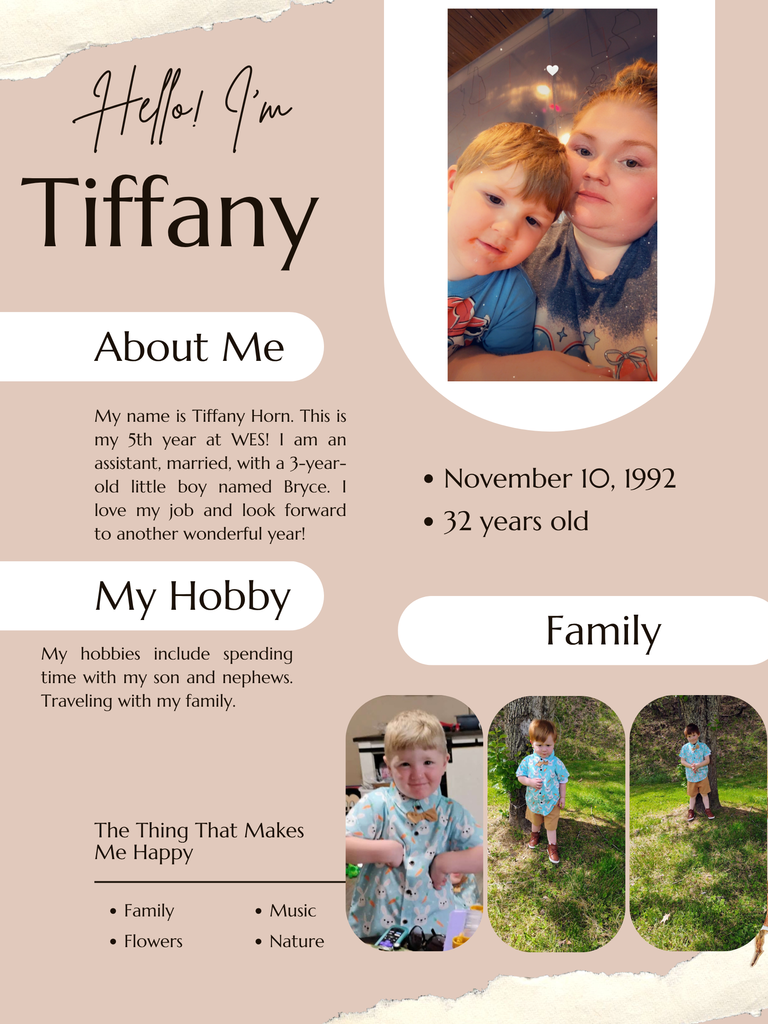 School staff bio