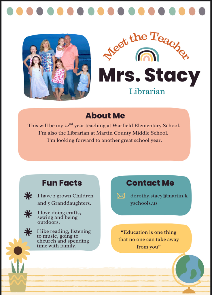 library teacher bio