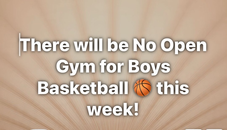 No Open Gym