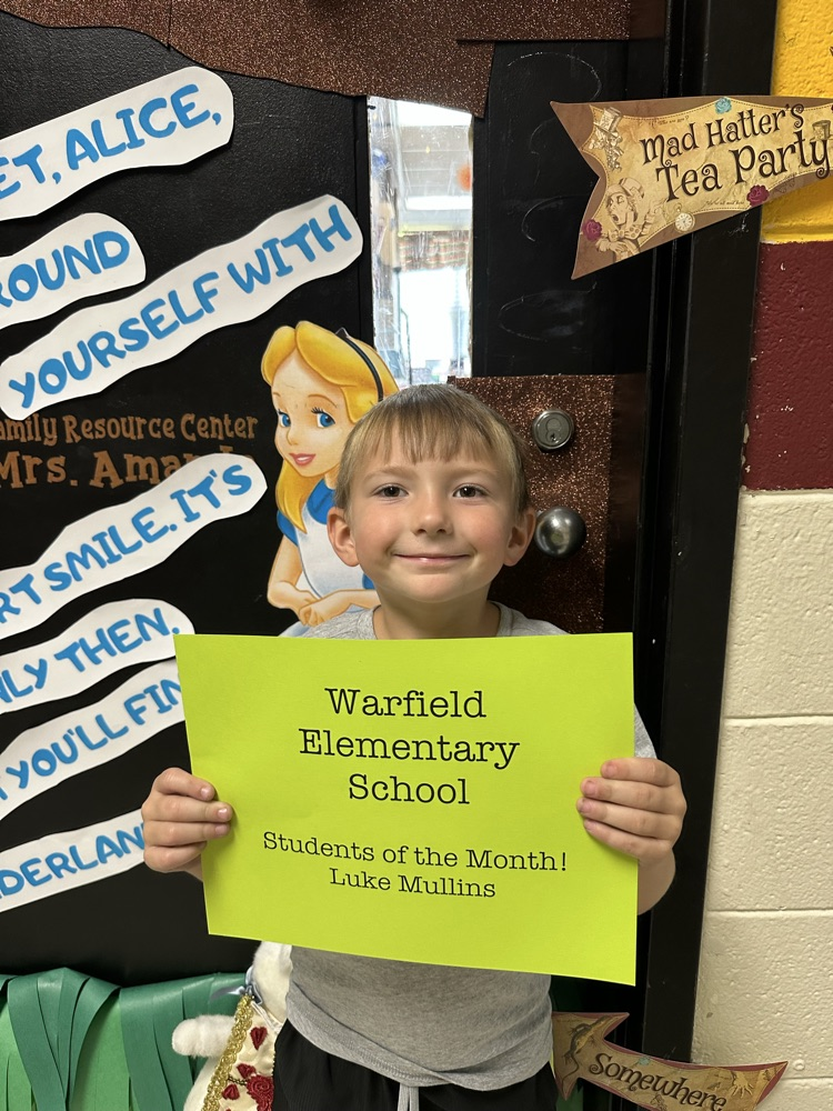 Wes August Students of the Month