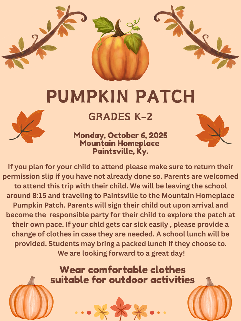 Orange and Brown Organic Shapes Harvest Pumpkin Patch Poster (1)