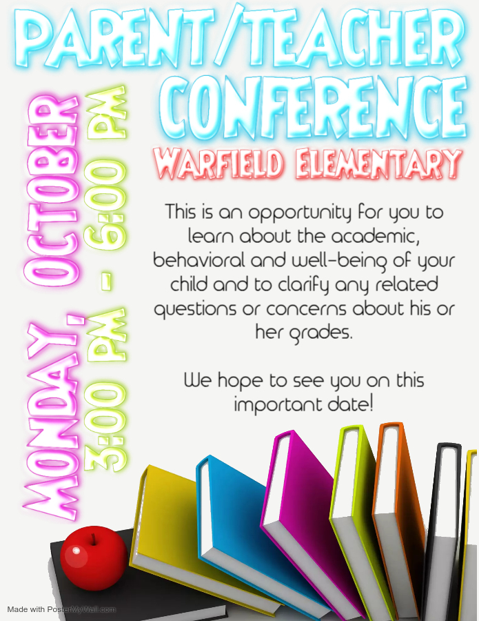 parent teacher conference flyer