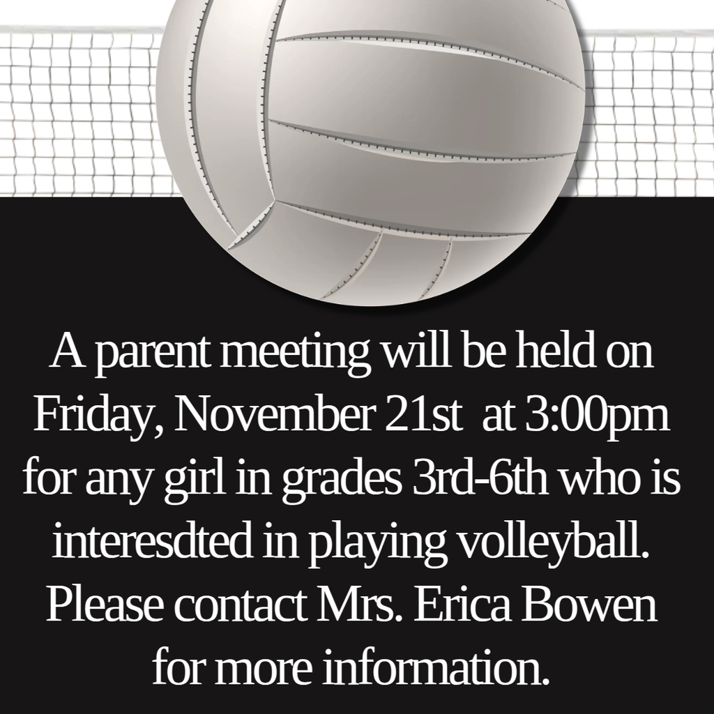 Volleyball meeting flyer