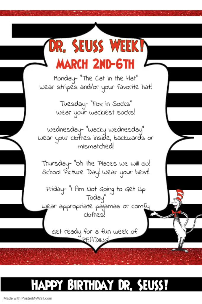 Dr Seuss spirit week