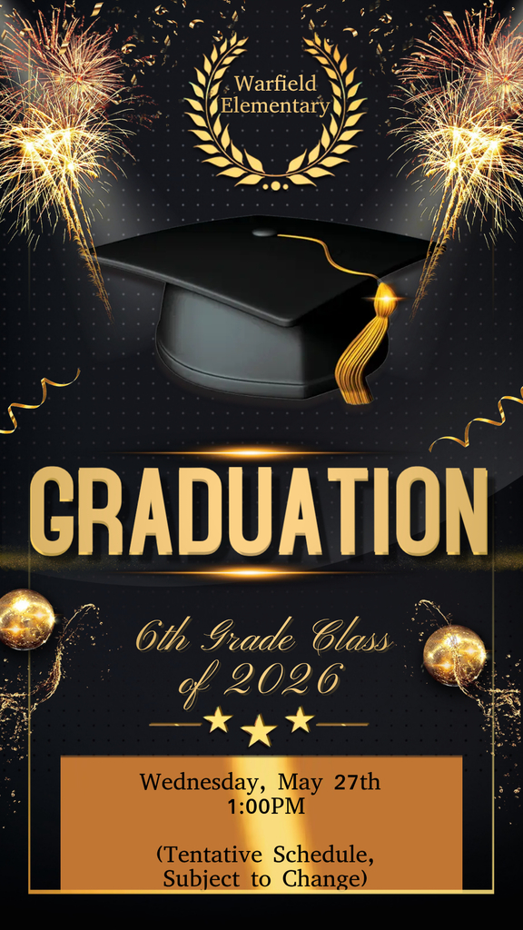 6th grade graduation announcement