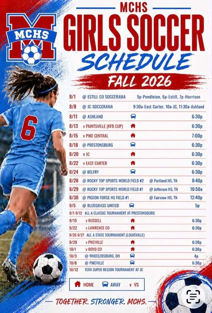 2026 Soccer Schedule