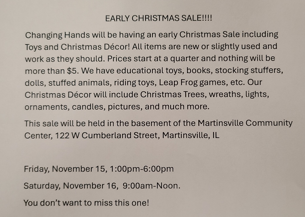 sale
