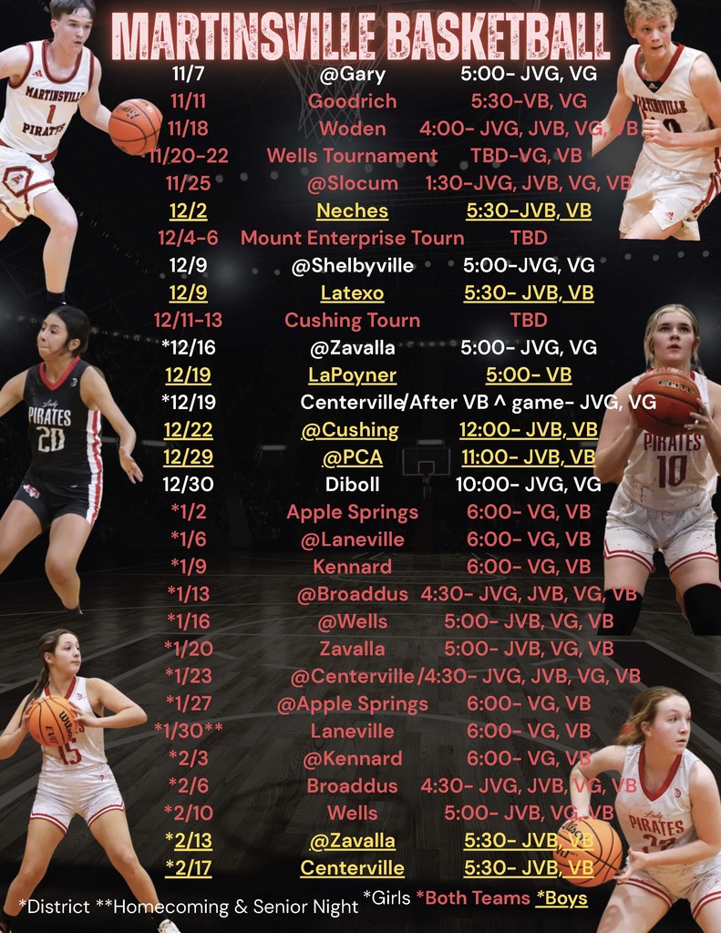 High School Basketball Schedule
