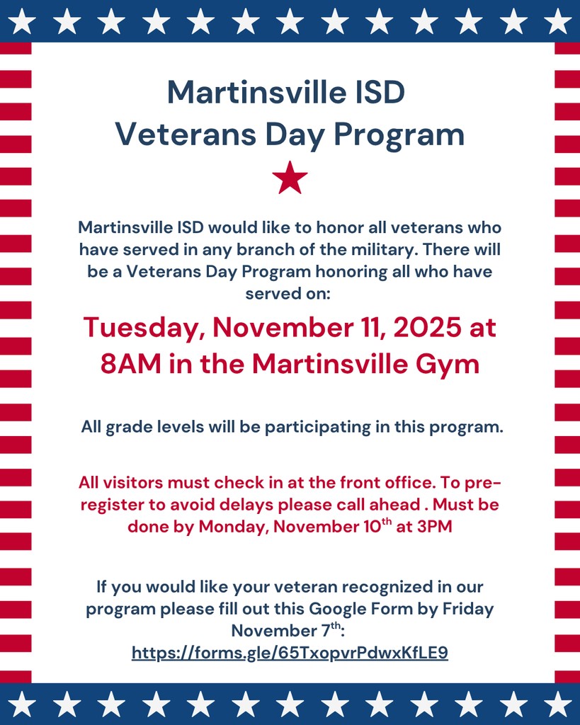 Veterans Day Program