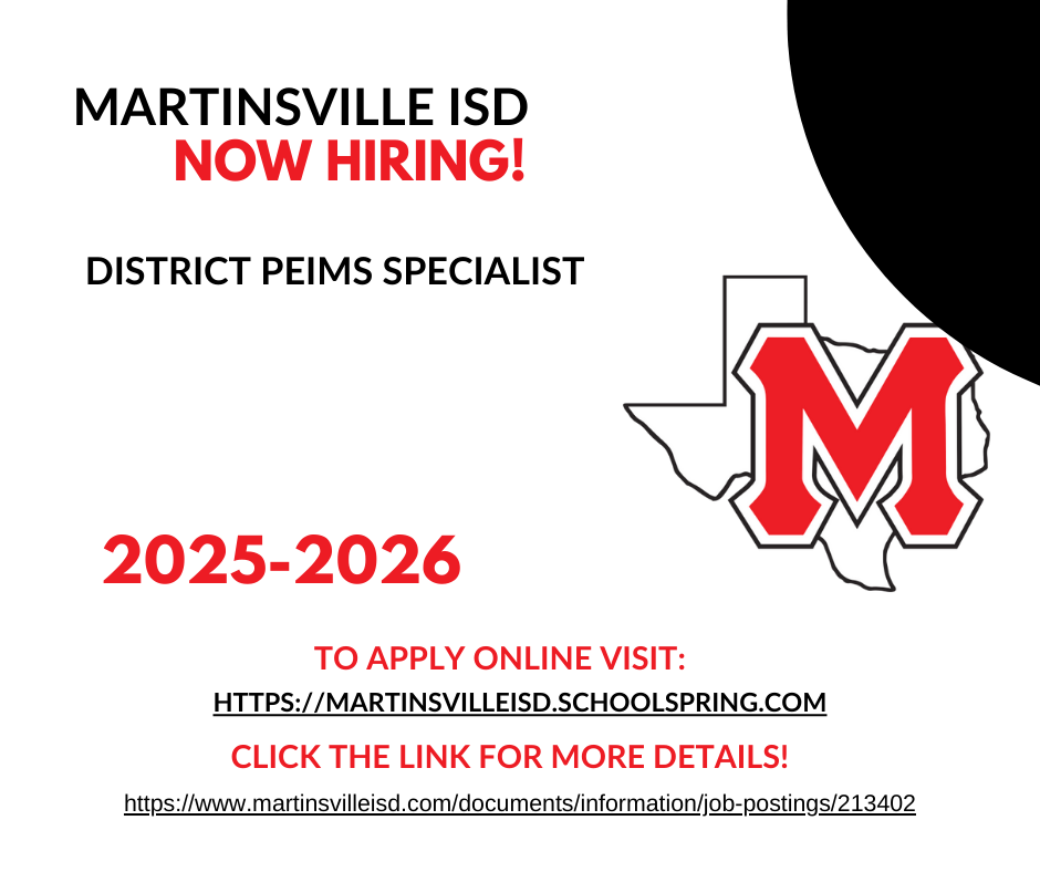 PEIMS Specialist Job Posting