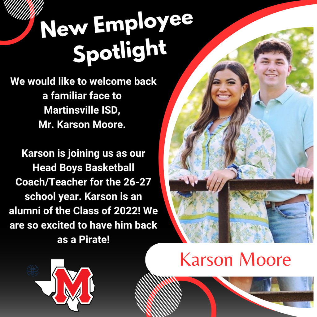 New Employee, Karson Moore