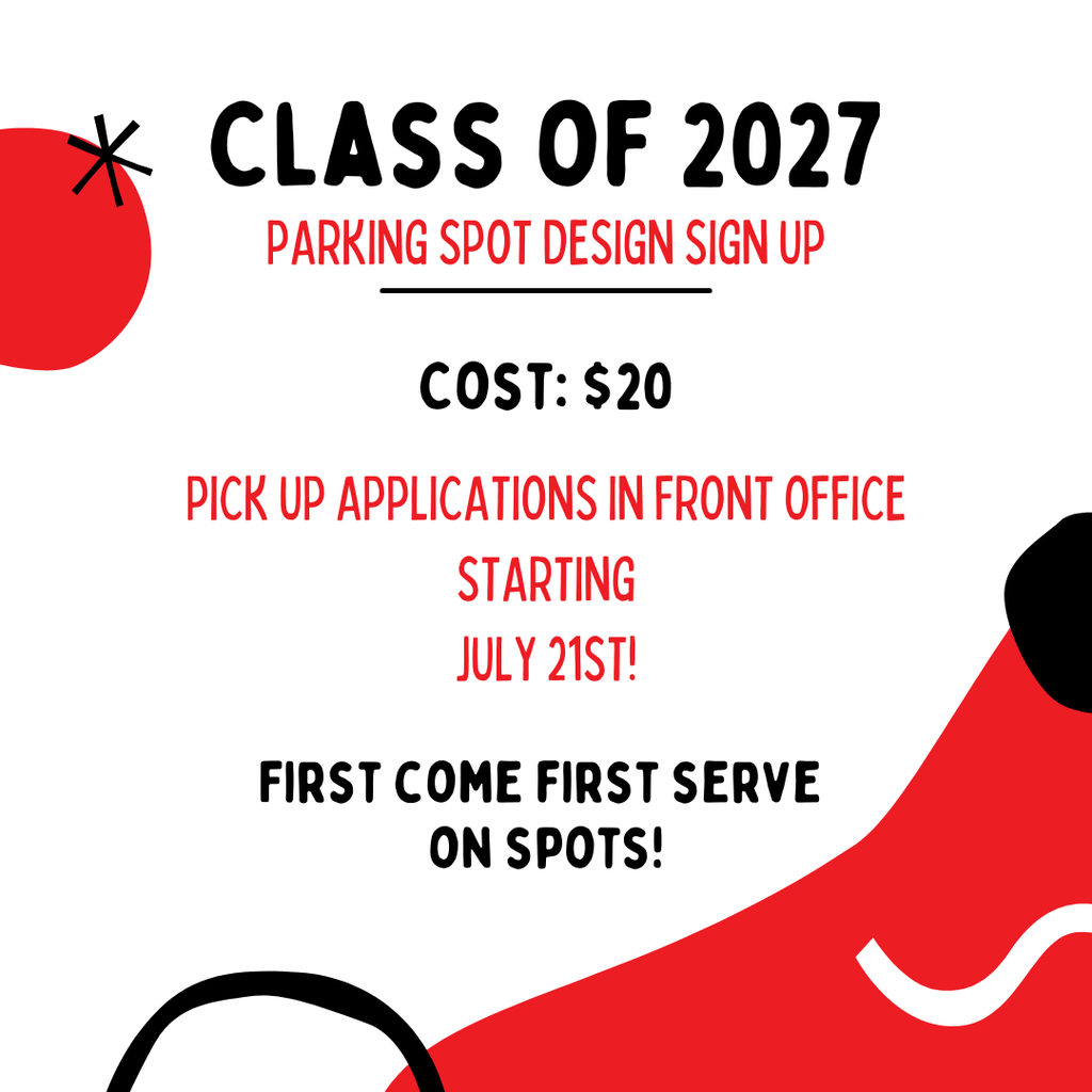 Class of 2027 Parking spot