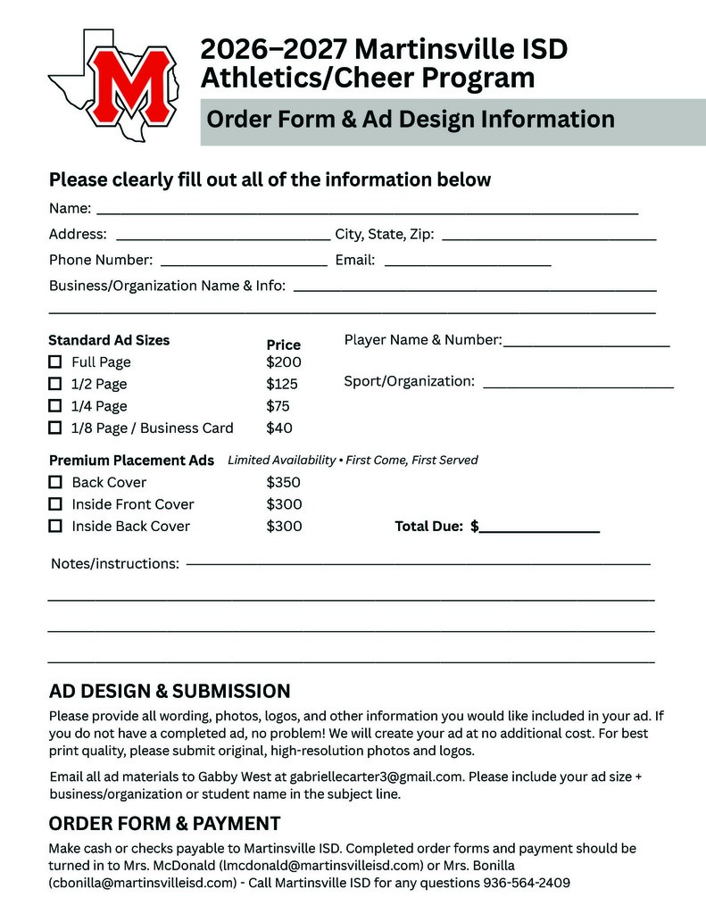 order form