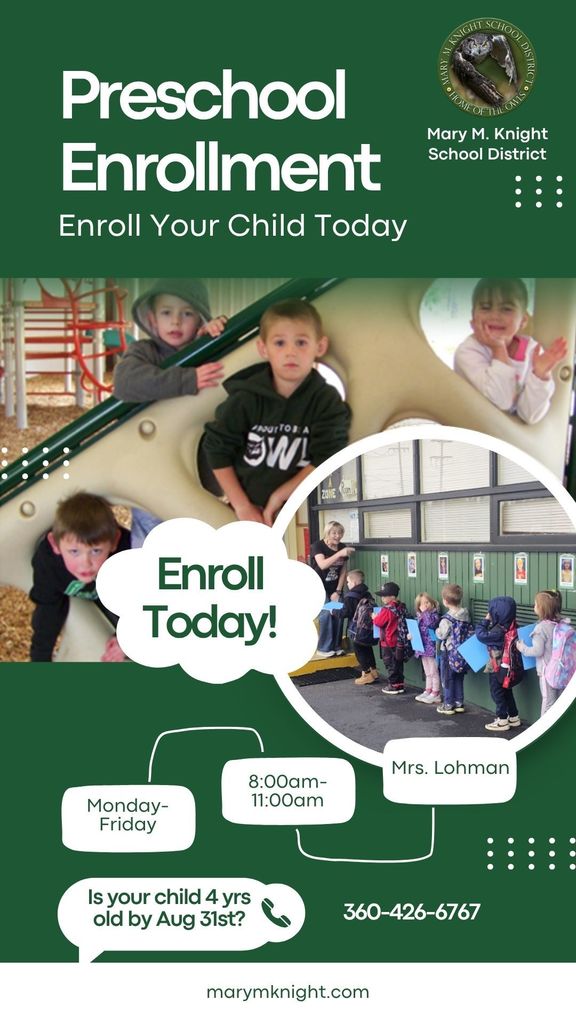 Preschool Enrollment Flyer