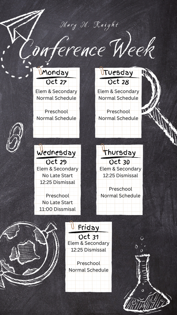 Conference Week Schedule